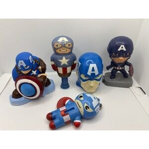 Marvel Captain America Novelty Toys Lot Power Popper and more